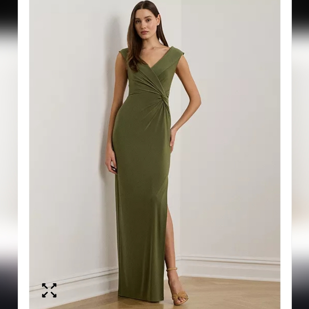 Lauren Ralph Lauren Olive Green Dress